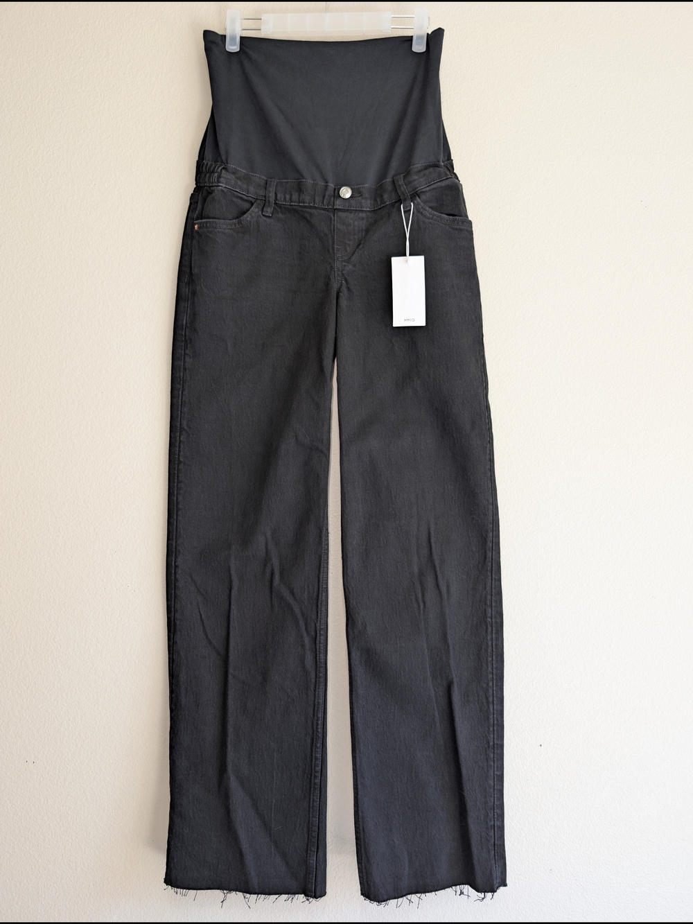 NWT Mango Maternity wide leg jeans Size 6 - Picture 2 of 14